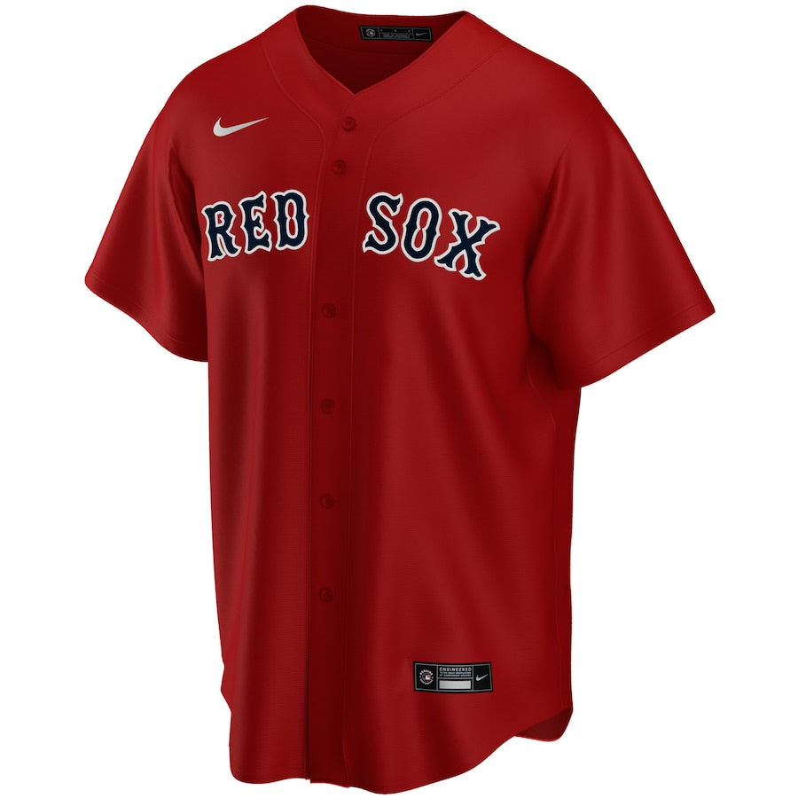 Boston Red Sox Nike Youth Alternate Replica Team Jersey - Red - Image 2