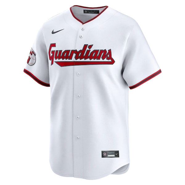 Triston McKenzie Cleveland Guardians Nike Home Limited Player Jersey - White - Image 2