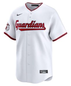 Alternative view of Steven Kwan Cleveland Guardians Nike Home Limited Player Jersey - White