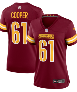 Tyler Cooper Washington Commanders Nike Women's Team Game Jersey -  Burgundy