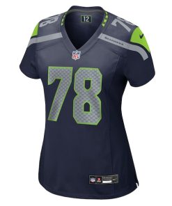 Alternative view of Mason Richman Seattle Seahawks Nike Women's Team Game Jersey -  College Navy