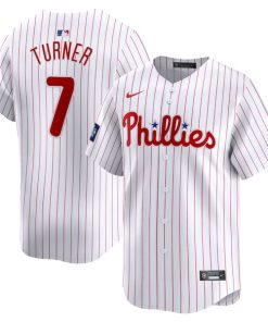 Trea Turner Philadelphia Phillies Nike 2024 MLB World Tour London Series Home Limited Player Jersey - White