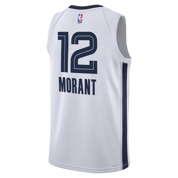 Ja Morant Memphis Grizzlies Nike Youth Swingman Jersey - Association Edition - White - Image 3