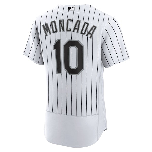 Yoan Moncada Chicago White Sox Nike Home Authentic Player Jersey - White - Image 3