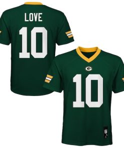 Jordan Love Green Bay Packers Outerstuff Preschool Replica Player Jersey - Green