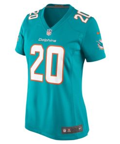 Alternative view of Jordyn Brooks Miami Dolphins Nike Women's  Game Jersey -  Aqua