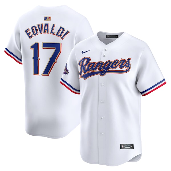 Nathan Eovaldi Texas Rangers Nike 2024 Gold Collection Limited Player Jersey?ยจC White