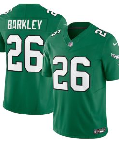 Saquon Barkley Philadelphia Eagles Nike Alternate Vapor F.U.S.E. Limited Jersey - Kelly Green/Green