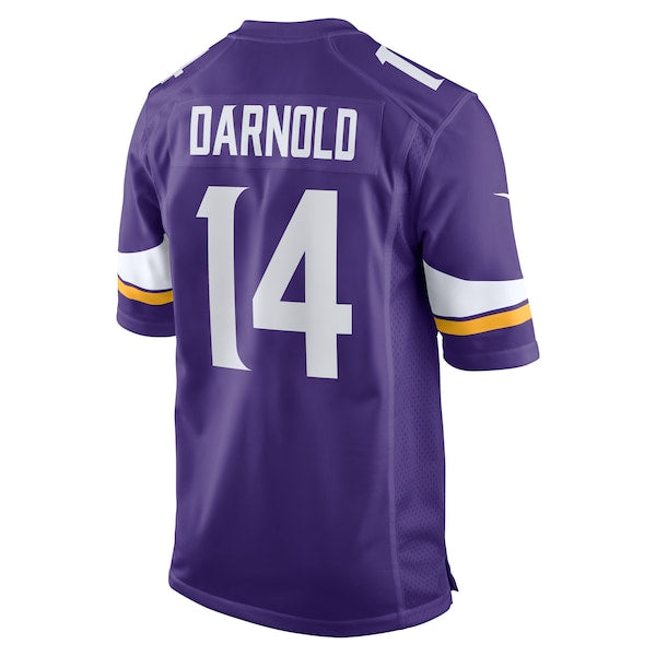 Sam Darnold Minnesota Vikings Youth Nike Team Game Jersey - Purple - Image 3