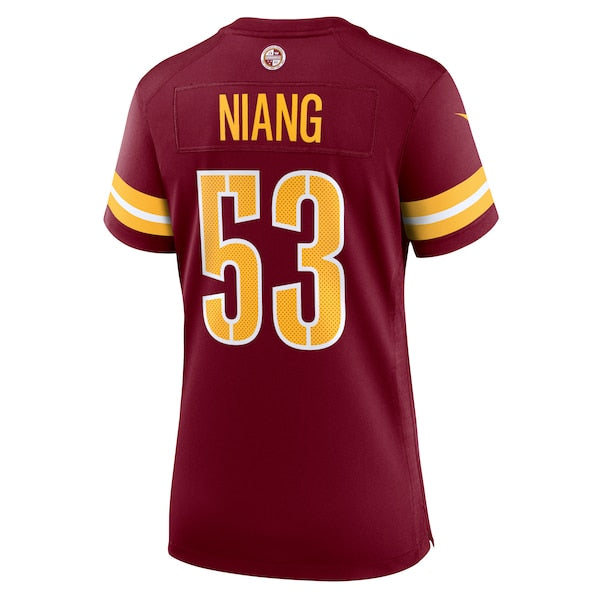 Lucas Niang Washington Commanders Nike Women's Team Game Jersey - Burgundy - Image 2
