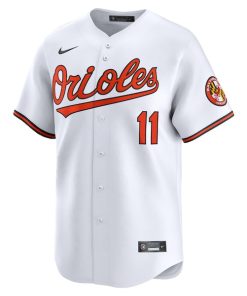 Alternative view of Jordan Westburg Baltimore Orioles Nike Home Limited Player Jersey - White