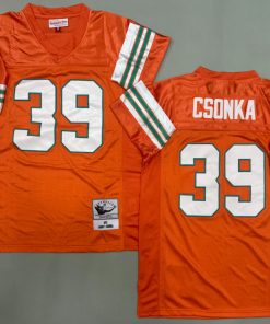 Larry Csonka Miami Dolphins Authentic Throwback Retired Player Jersey