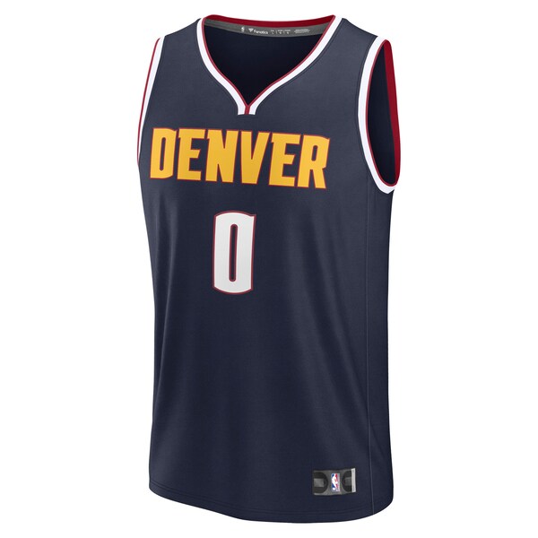 Christian Braun Denver Nuggets Fast Break Replica Player Jersey - Icon Edition - Navy - Image 2