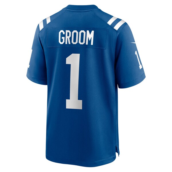 Number 1 Groom Indianapolis Colts Nike Game Jersey - Royal - Image 3