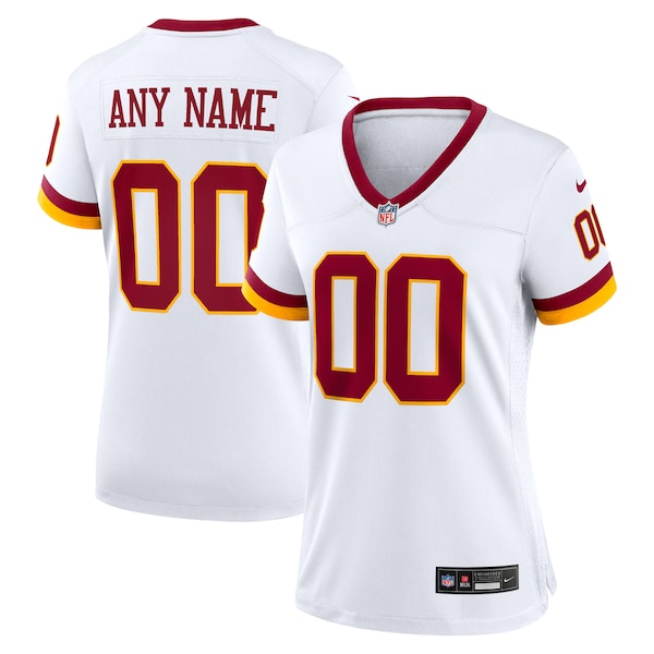 Women's Nike Washington Commanders Super Bowl Era Custom Game Jersey - White/Burgundy - Image 2