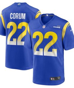 Blake Corum Los Angeles Rams Nike 2024 NFL Draft Game Player Jersey - Royal