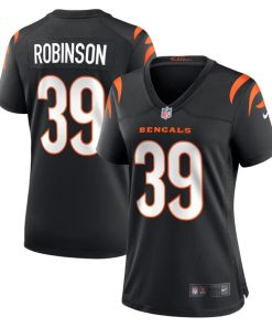 Alternative view of Lance Robinson Cincinnati Bengals Nike Women's  Game Jersey -  Black
