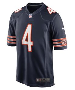 Alternative view of D'Andre Swift Chicago Bears Nike  Game Jersey -  Navy