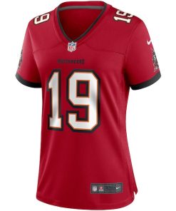 Alternative view of Keyshawn Johnson Tampa Bay Buccaneers Nike Women's Game Retired Player Jersey - Red
