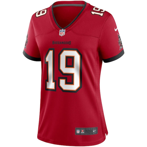 Keyshawn Johnson Tampa Bay Buccaneers Nike Women's Game Retired Player Jersey - Red - Image 2