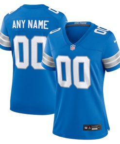 Detroit Lions Nike Women's Custom Game Jersey - Blue