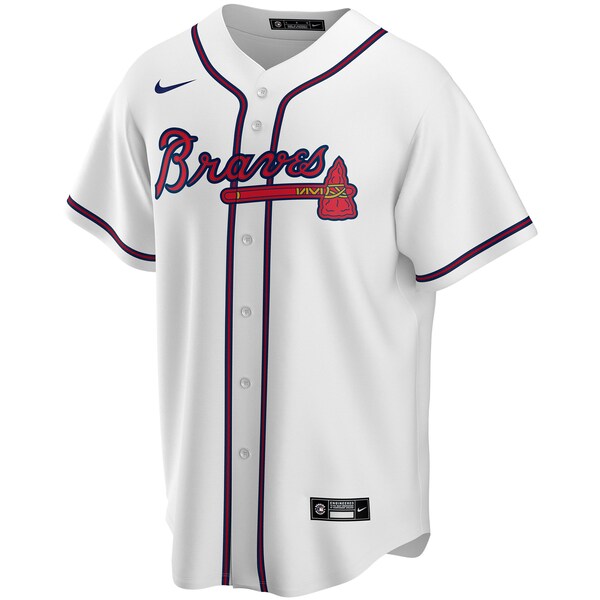 Atlanta Braves Nike Home Pick-A-Player Retired Roster Replica Jersey - White - Image 2