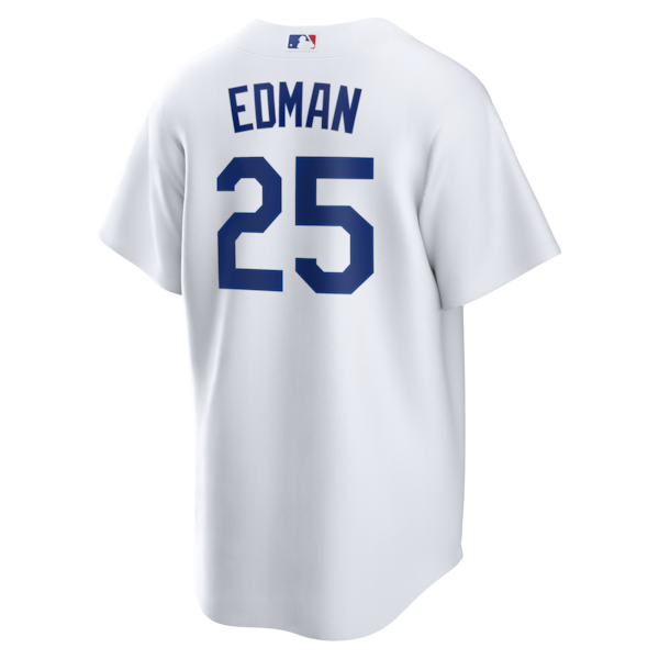 Tommy Edman Los Angeles Dodgers Nike 2025 World Series Home Replica Player Jersey - White - Image 3