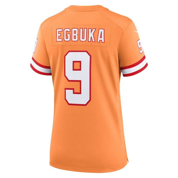 Emeka Egbuka Tampa Bay Buccaneers Nike Women's 50th Season Game Jersey - Creamsicle/White/Red - Image 4