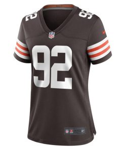 Alternative view of Sam Kamara Cleveland Browns Nike Women's Team Game Jersey -  Brown