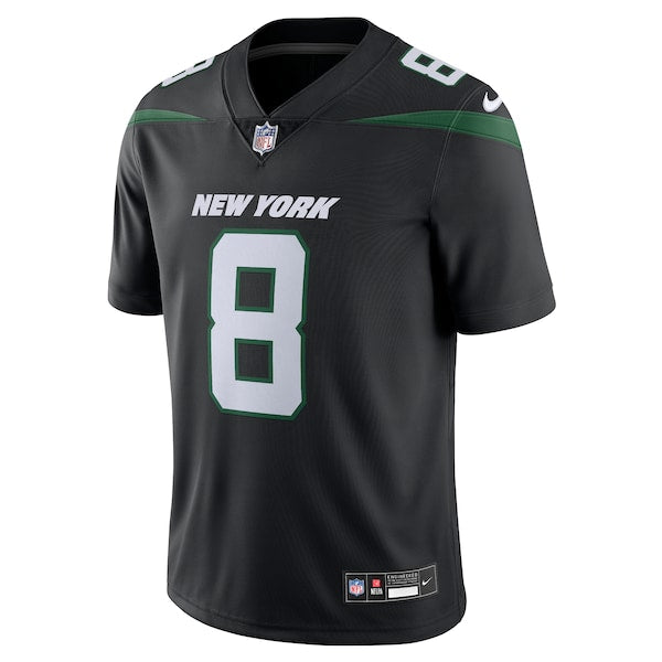 Aaron Rodgers New York Jets Nike Vapor Untouchable Limited Jersey - Black/Green - Image 3
