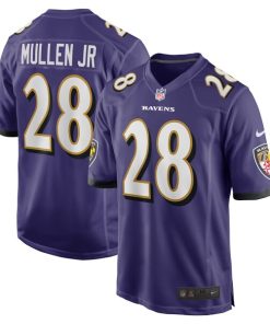Trayvon Mullen Jr. Baltimore Ravens Nike Team Game Jersey -  Purple