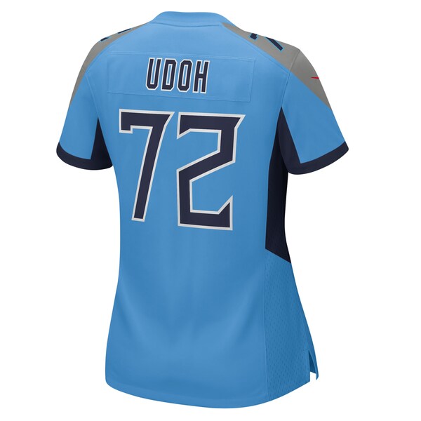 Olisaemeka Udoh Tennessee Titans Nike Women's Team Game Jersey - Light Blue - Image 3
