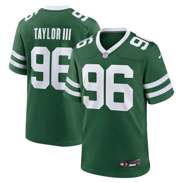 Leonard Taylor III New York Jets Nike Team Game Jersey - Legacy Green - Image 2