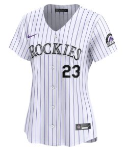 Alternative view of Kris Bryant Colorado Rockies Nike Women's Home Limited Player Jersey - White