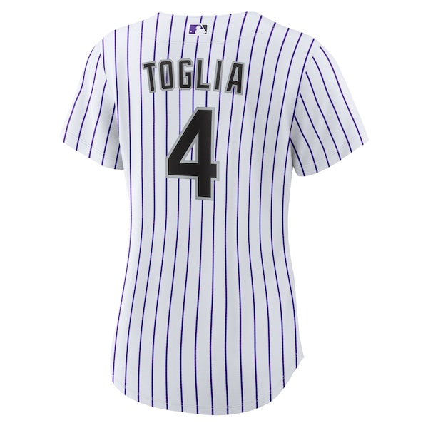 Michael Toglia Colorado Rockies Nike Women's Home Replica Jersey - White - Image 3