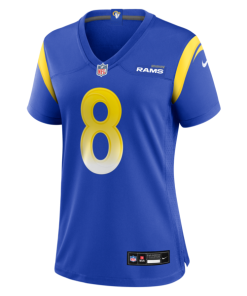 Alternative view of Jared Verse Los Angeles Rams Nike Women's Team Game Jersey -  Royal
