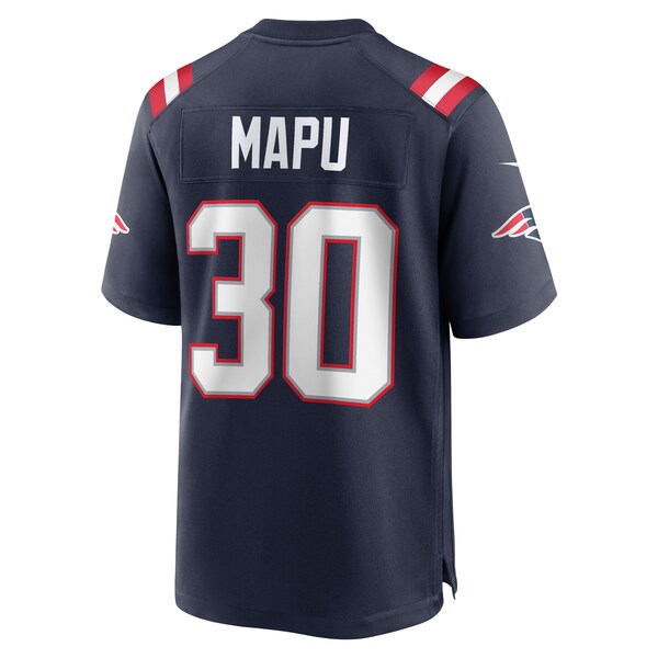 Marte Mapu New England Patriots Nike Team Game Jersey - Navy - Image 3