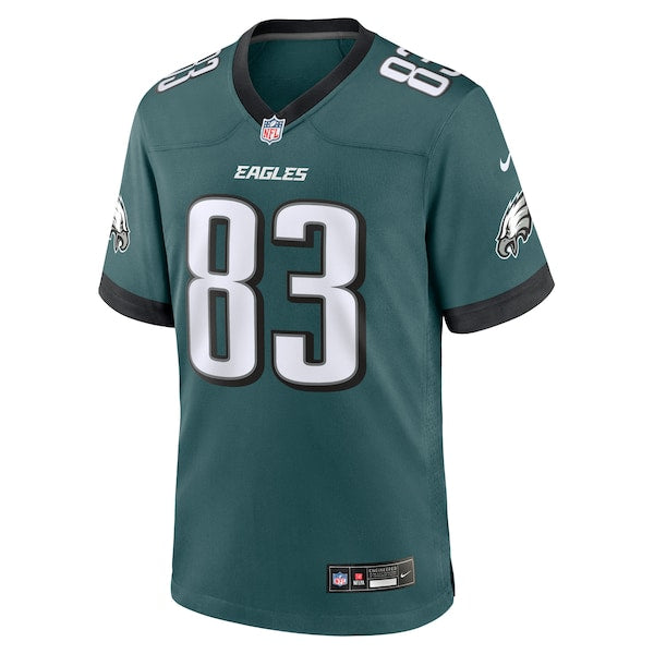 Kylen Granson Philadelphia Eagles Nike Team Game Jersey - Midnight Green - Image 2