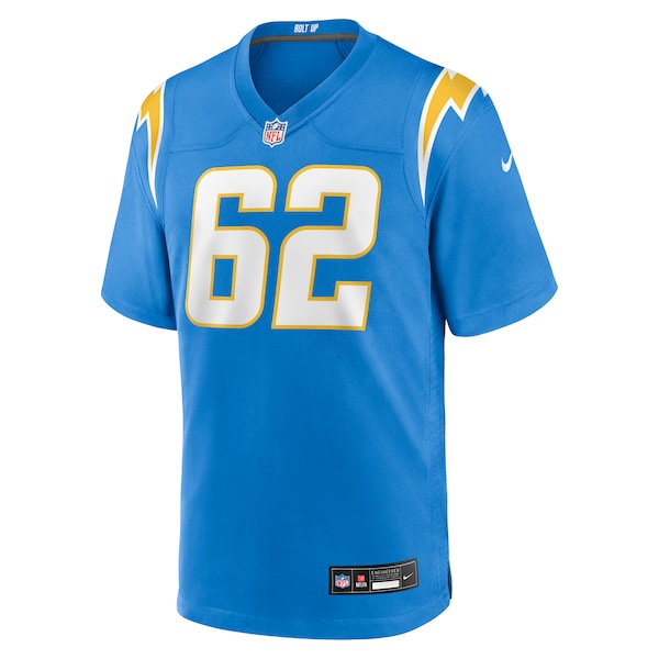 Sam Mustipher Los Angeles Chargers Nike Team Game Jersey - Powder Blue - Image 2