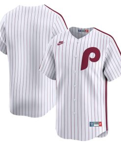 Philadelphia Phillies Nike Throwback Cooperstown Custom Collection Limited Jersey - White