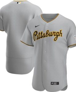 Pittsburgh Pirates Nike Road Authentic Team Jersey - Gray