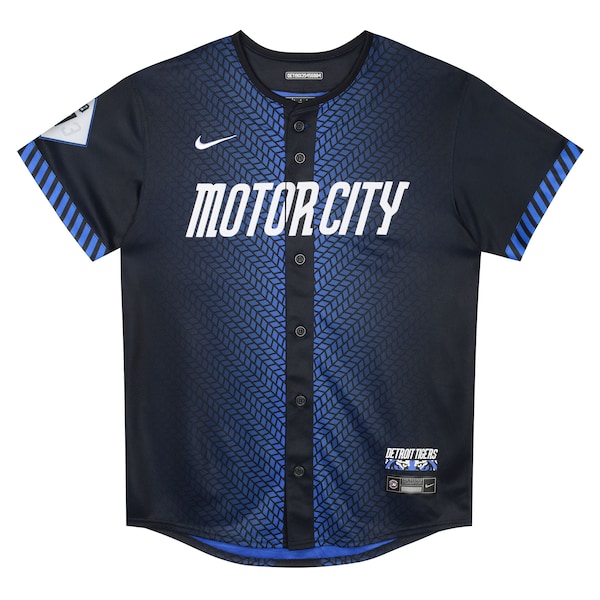 Javier Baez Detroit Tigers Nike Preschool 2024 City Connect Limited Jersey - Navy - Image 3