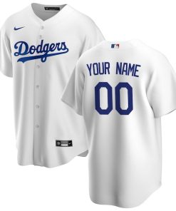 Los Angeles Dodgers Nike Youth Home Replica Custom Jersey - White