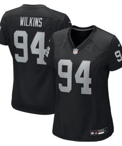Christian Wilkins Las Vegas Raiders Nike Women's Team Game Jersey - Black