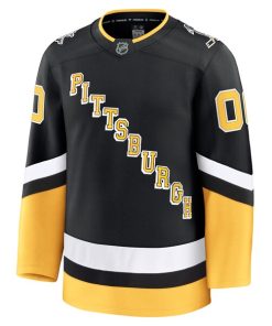Alternative view of Pittsburgh Penguins  Alternate Premium Custom Jersey - Black