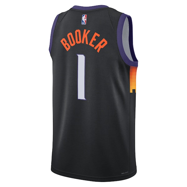 Devin Booker Phoenix Suns Nike Unisex 2025/26 Swingman Jersey - Black - City Edition - Image 3