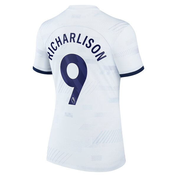 Richarlison Tottenham Hotspur Nike Women's Home 2023/24 Replica Player Jersey - White/Navy/Tan - Image 4