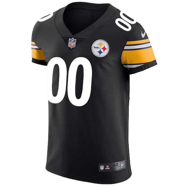 Pittsburgh Steelers Nike Vapor Untouchable Custom Elite Jersey - Black - Image 2