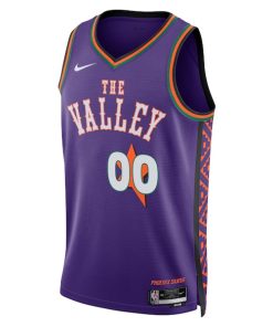 Alternative view of Phoenix Suns Nike Unisex 2024/25 Custom Swingman Jersey - City Edition - Purple