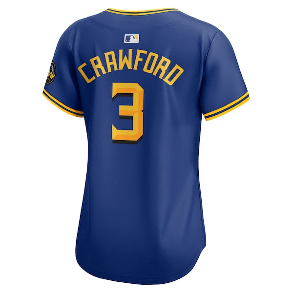 J.P. Crawford Seattle Mariners Nike Women's City Connect Limited Player Jersey - Royal - Image 2